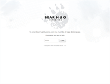 Tablet Screenshot of bearhuginfusions.com